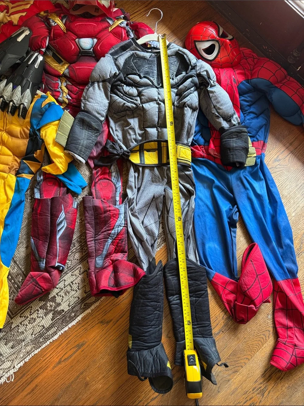 6 Assorted Kids Superhero Costume Set - Multi-Color small 5y